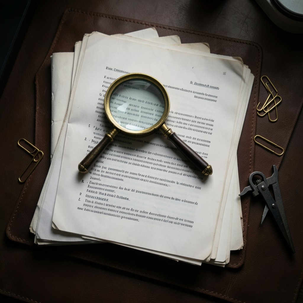 Documents de contrat de travail avec loupe sur une clause de non-concurrence